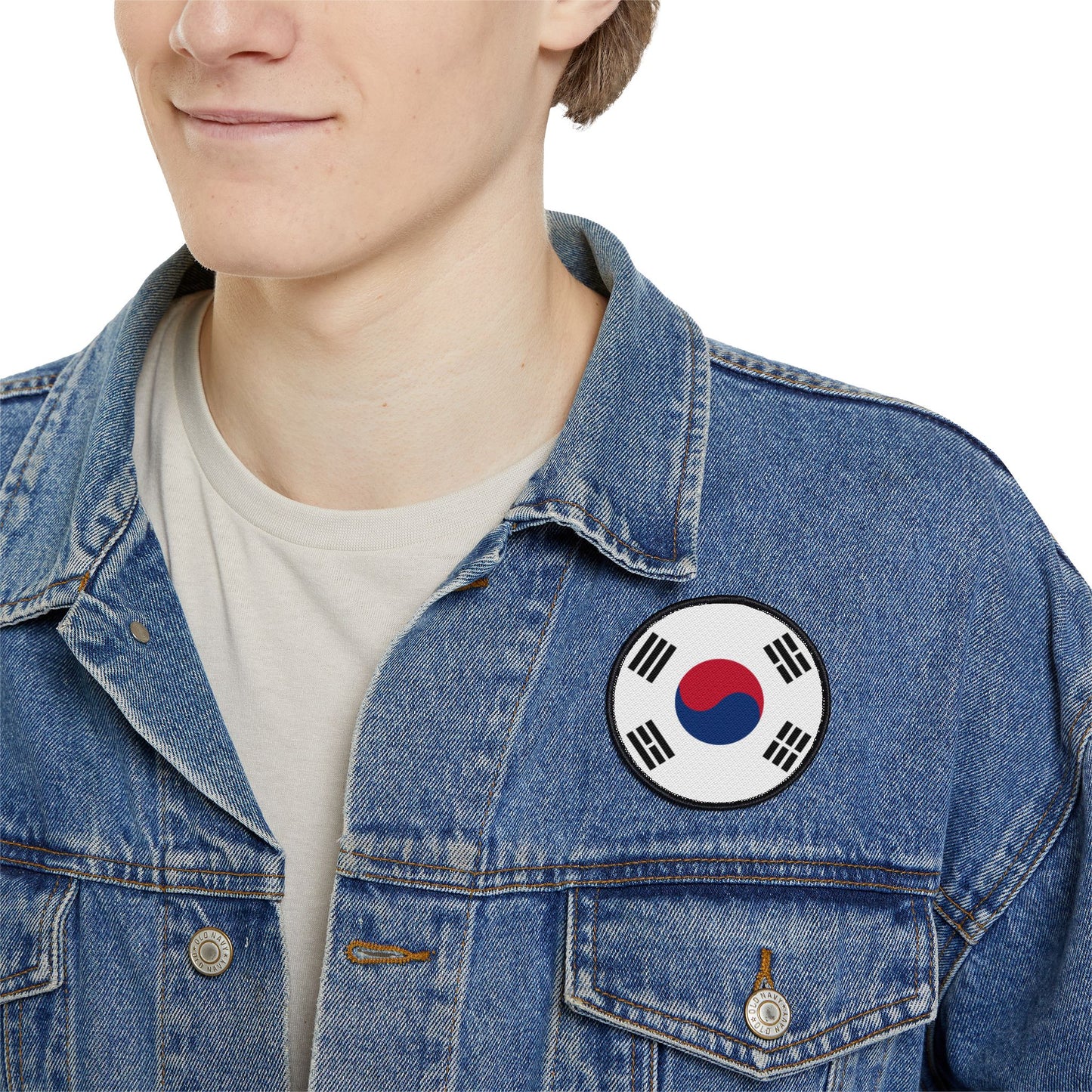 Flag Village South Korea Flag Embroidery Iron-On Patches