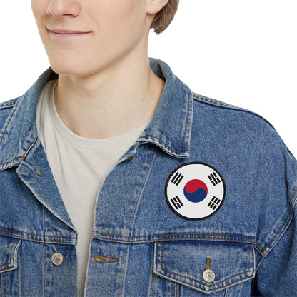 Flag Village South Korea Flag Embroidery Iron-On Patches