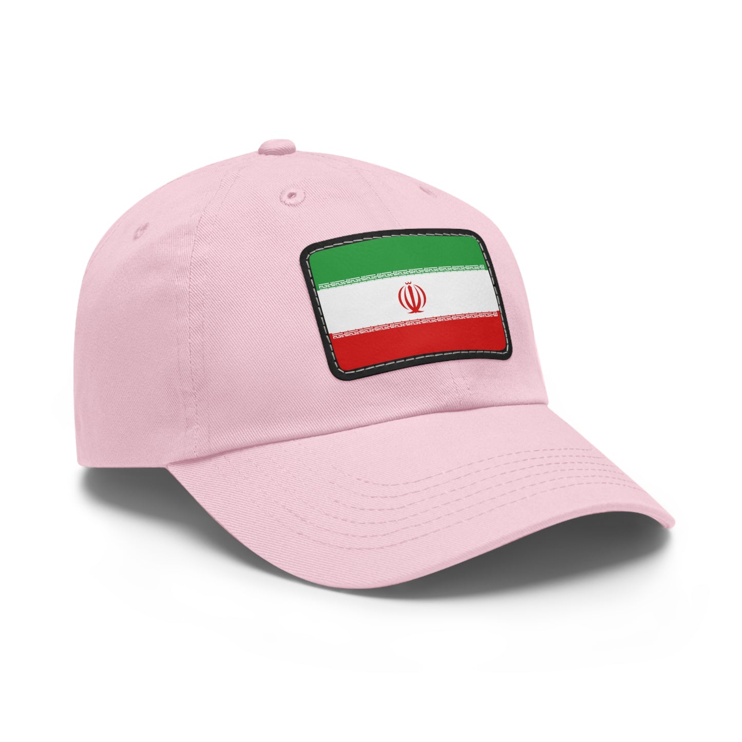 Flag Village Iran Flag Hat Cap with Leather Patch