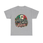 Flag Village Mexico Vintage Car Flag T-SHIRT Heavy Cotton Tee MEX0001
