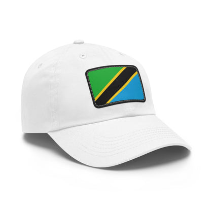 Flag Village Tanzania Flag Hat Cap with Leather Patch