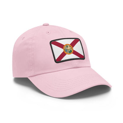 Flag Village USA Florida State Flag Hat Cap with Leather Patch