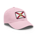 Flag Village USA Florida State Flag Hat Cap with Leather Patch