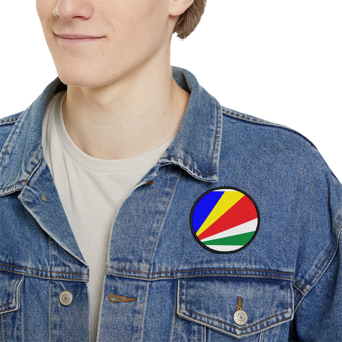 Flag Village Seychelles Flag Embroidery Iron-On Patches