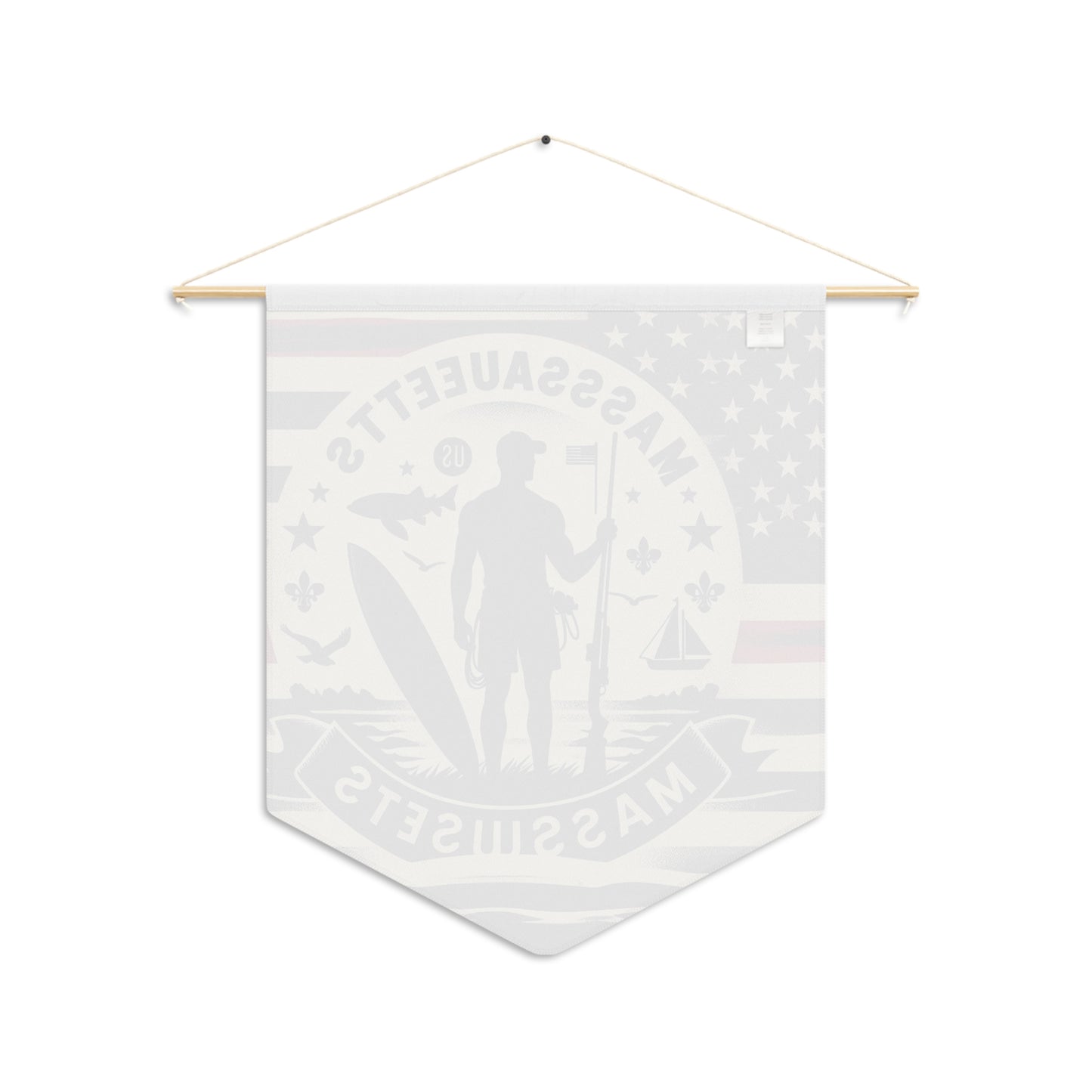 Flag Village Massachusetts State Flag Pennant Sporting Home Wall decoration MA0001