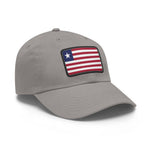 Flag Village Liberia Flag Hat Cap with Leather Patch