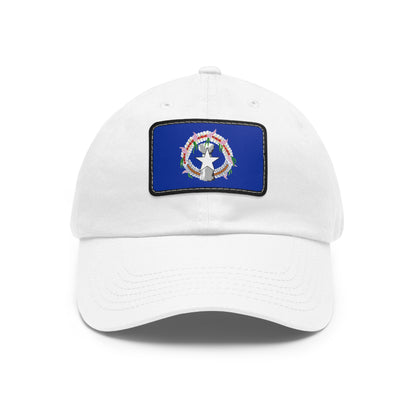 Flag Village USA Northern Mariana Islands State Flag Hat Cap with Leather Patch