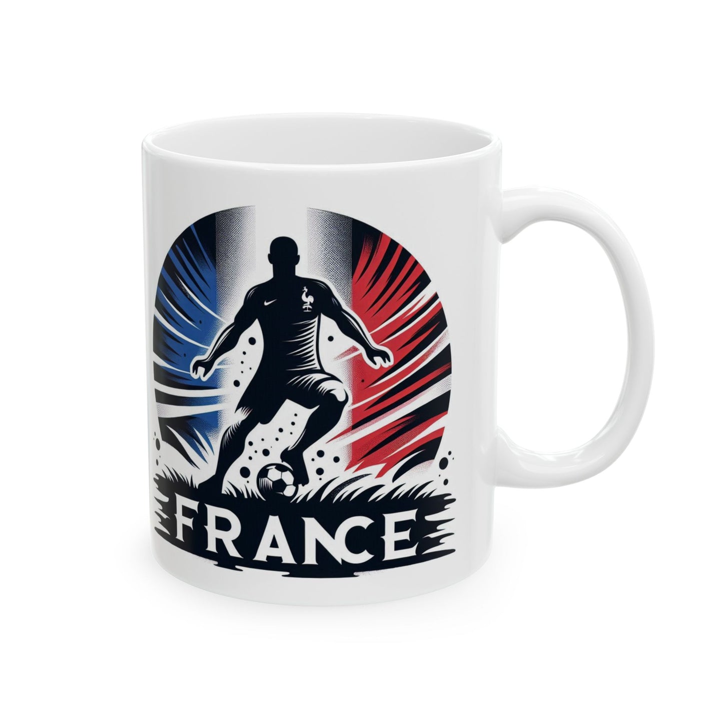 Flag Village France Sporting Flag Ceramic Coffee Mug 11oz FV-MG0016