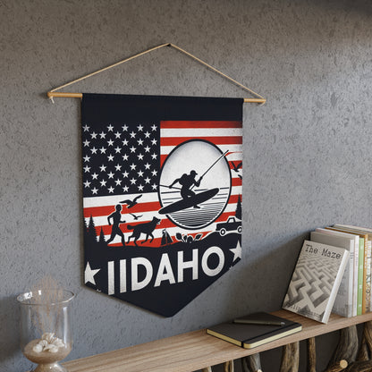 Flag Village Idaho State Flag Pennant Sporting Home Wall decoration ID0002
