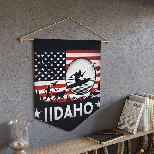 Flag Village Idaho State Flag Pennant Sporting Home Wall decoration ID0002