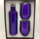 Flag Village 304 Stainless Steel 500ml Red Wine Bottle Gift Box Set Cup