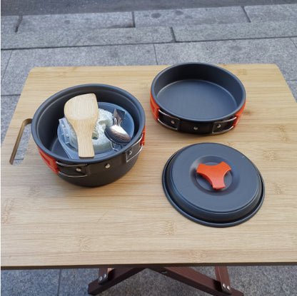 Flag Village Outdoor cookware 1-2 people camping cookware set