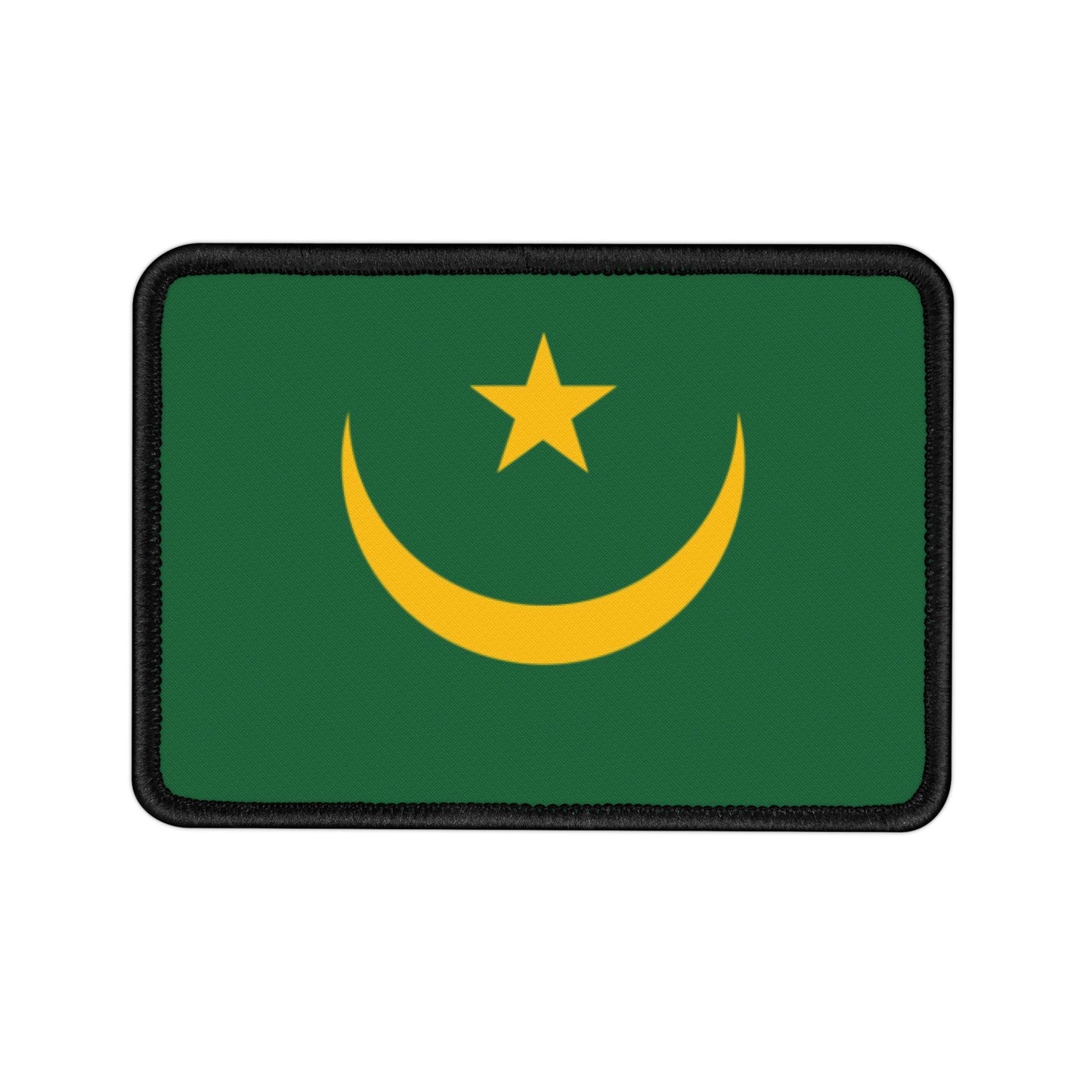 Flag Village Mauritania Flag Embroidery Iron-On Patches
