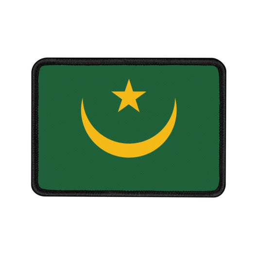 Flag Village Mauritania Flag Embroidery Iron-On Patches
