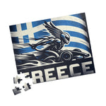 Flag Village Greece Racing Car Sporting Flag Puzzle (110, 252, 520, 1014-piece) GRC0011