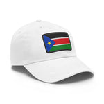 Flag Village South Sudan Flag Hat Cap with Leather Patch