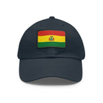 Flag Village Bolivia Flag Hat Cap with Leather Patch