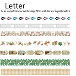 Flag Village Gift box tape set Luyu series DIY daily material stickers