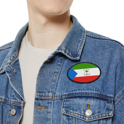 Flag Village Equatorial Guinea Flag Embroidery Iron-On Patches
