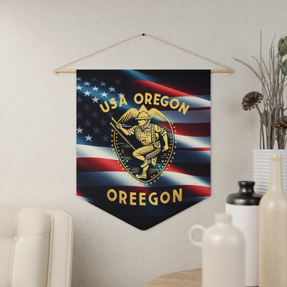 Flag Village Oregon State Flag Pennant Sporting Home Wall decoration OR0001