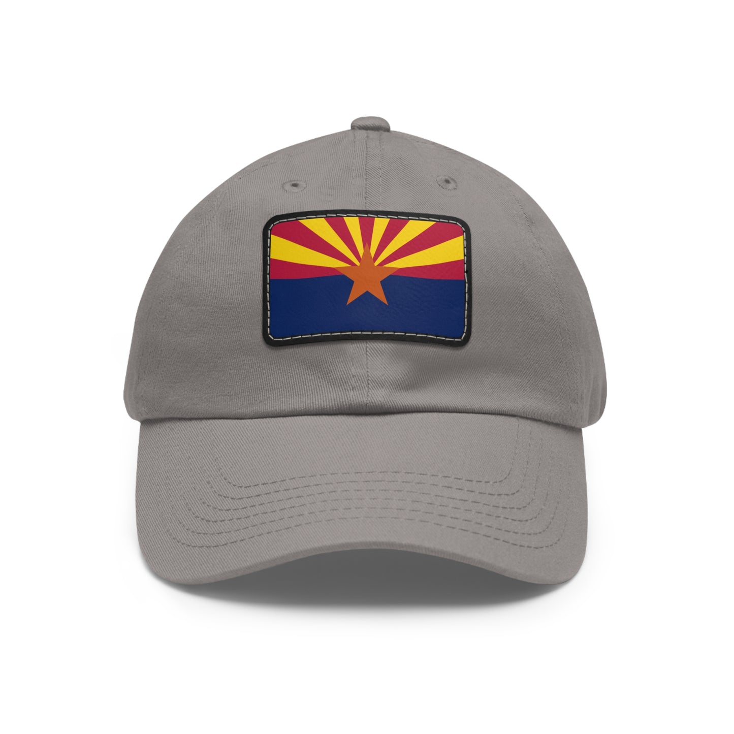 Flag Village USA Arizona State Flag Hat Cap with Leather Patch