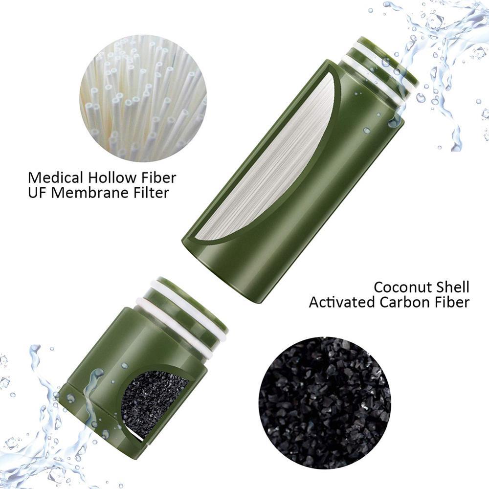 Flag Village Multistage Outdoor Water Purifier for Emergency Camping Wilderness Survival