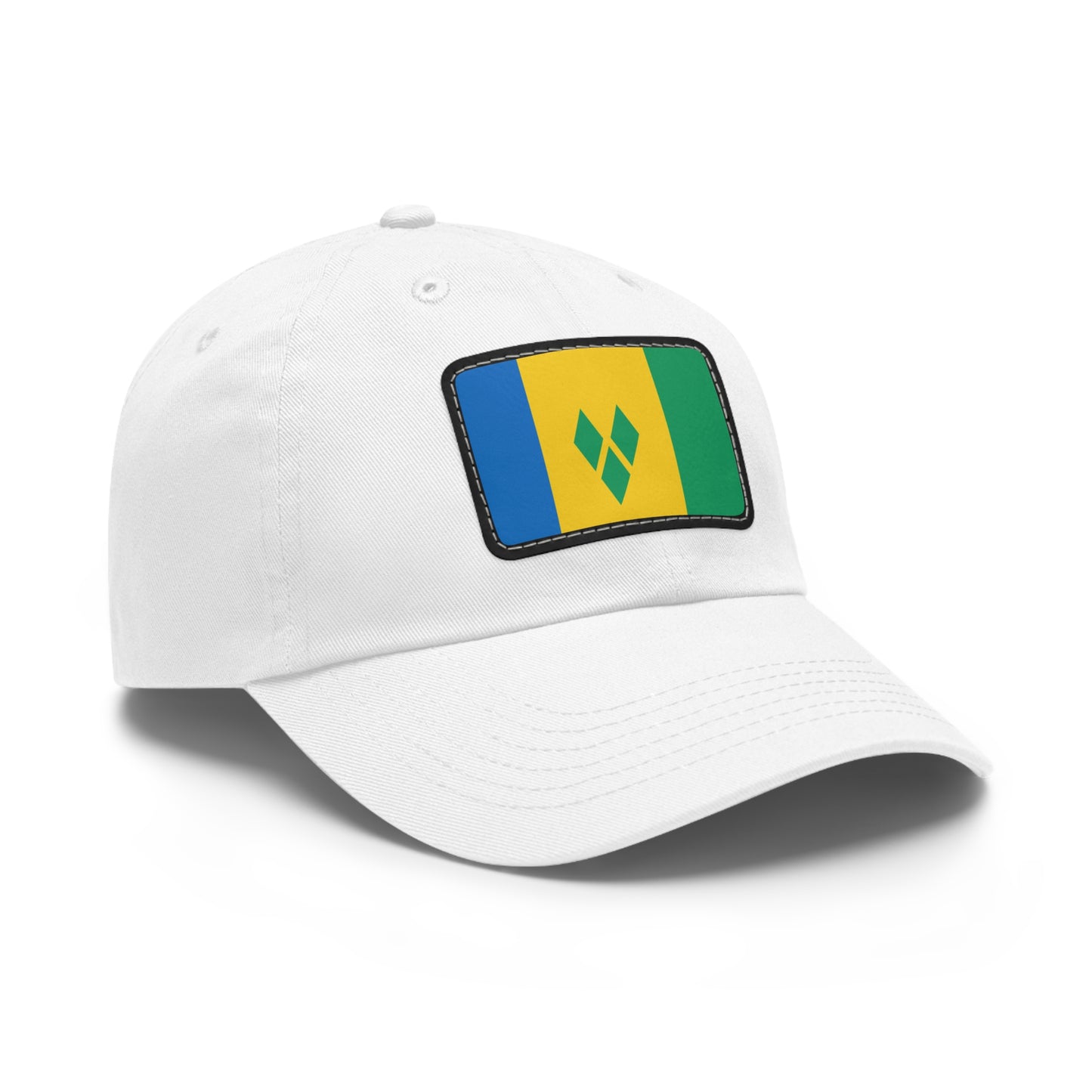 Flag Village Saint Vincent And The Grenadines Flag Hat Cap with Leather Patch