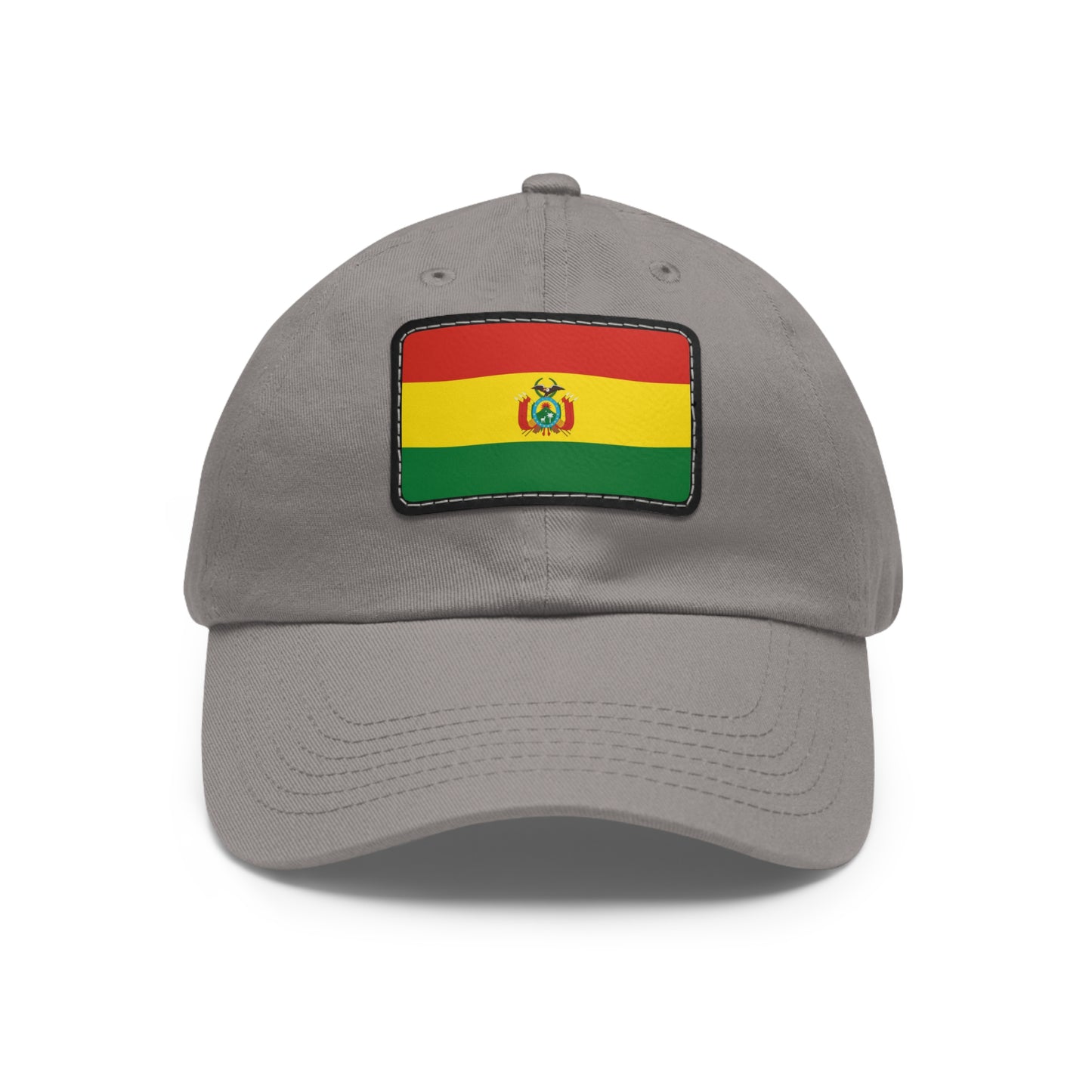 Flag Village Bolivia Flag Hat Cap with Leather Patch