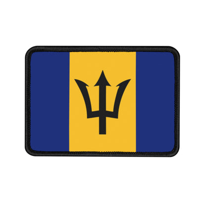 Flag Village Barbados Flag Embroidery Iron-On Patches