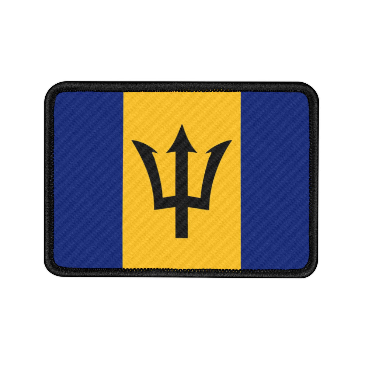 Flag Village Barbados Flag Embroidery Iron-On Patches
