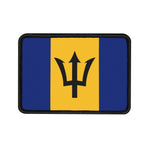 Flag Village Barbados Flag Embroidery Iron-On Patches