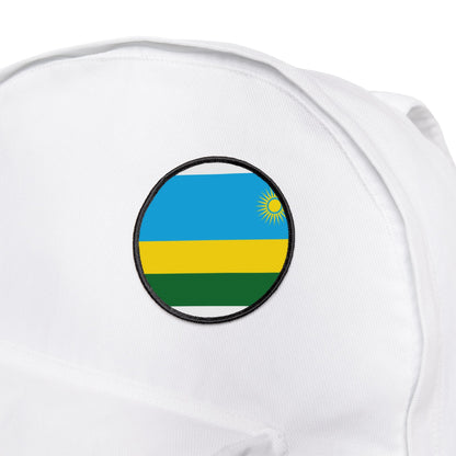 Flag Village Rwanda Flag Embroidery Iron-On Patches