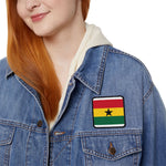 Flag Village Ghana Flag Embroidery Iron-On Patches