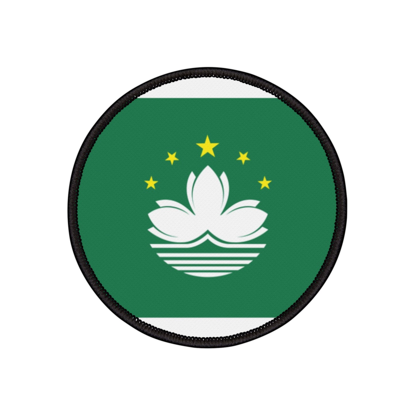 Flag Village Macao Flag Embroidery Iron-On Patches
