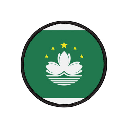 Flag Village Macao Flag Embroidery Iron-On Patches