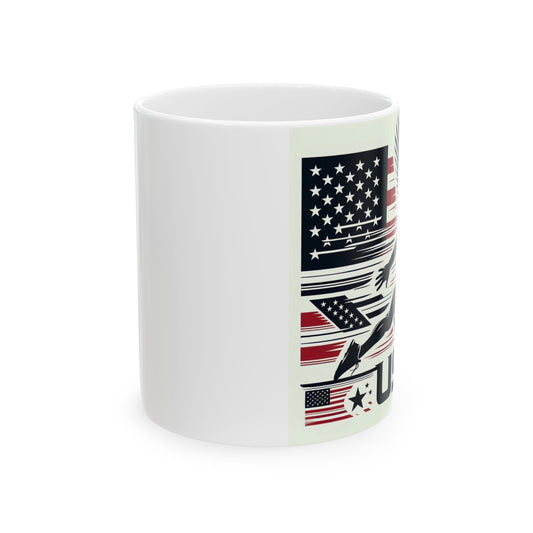 Flag Village United States Sporting Flag Ceramic Coffee Mug 11oz USA0014