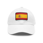 Flag Village Spain Flag Hat Cap with Leather Patch