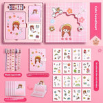 Flag Village Journal Book Set Gift Box Girl Heart Cute Gift Bag