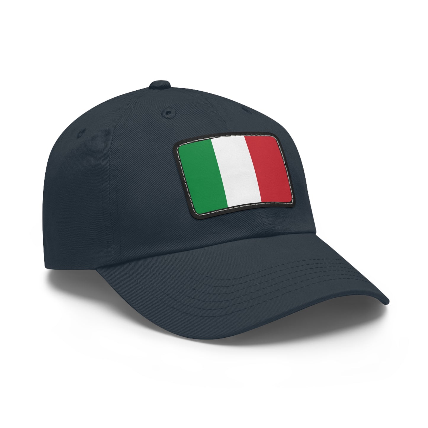 Flag Village Italy Flag Hat Cap with Leather Patch
