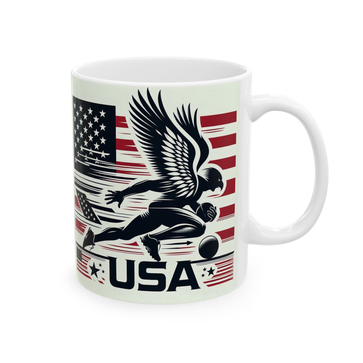 Flag Village United States Sporting Flag Ceramic Coffee Mug 11oz USA0014