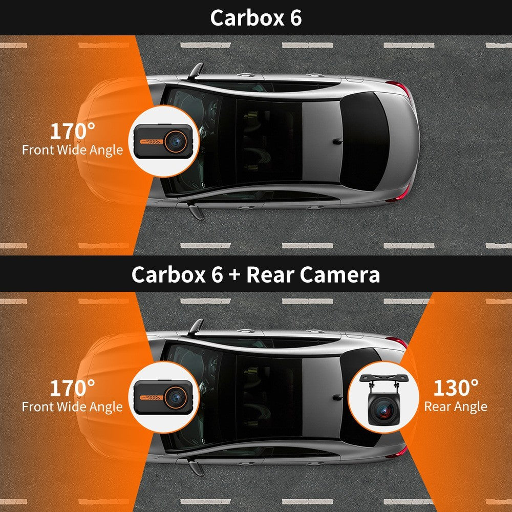 Flag Village Auto Tools Dash Cam Front And Rear Car Camera Dual Dashcam 1080P FHD