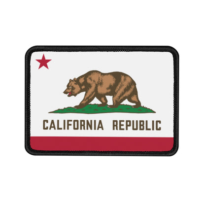 Flag Village California State Flag Embroidery Iron-On Patches
