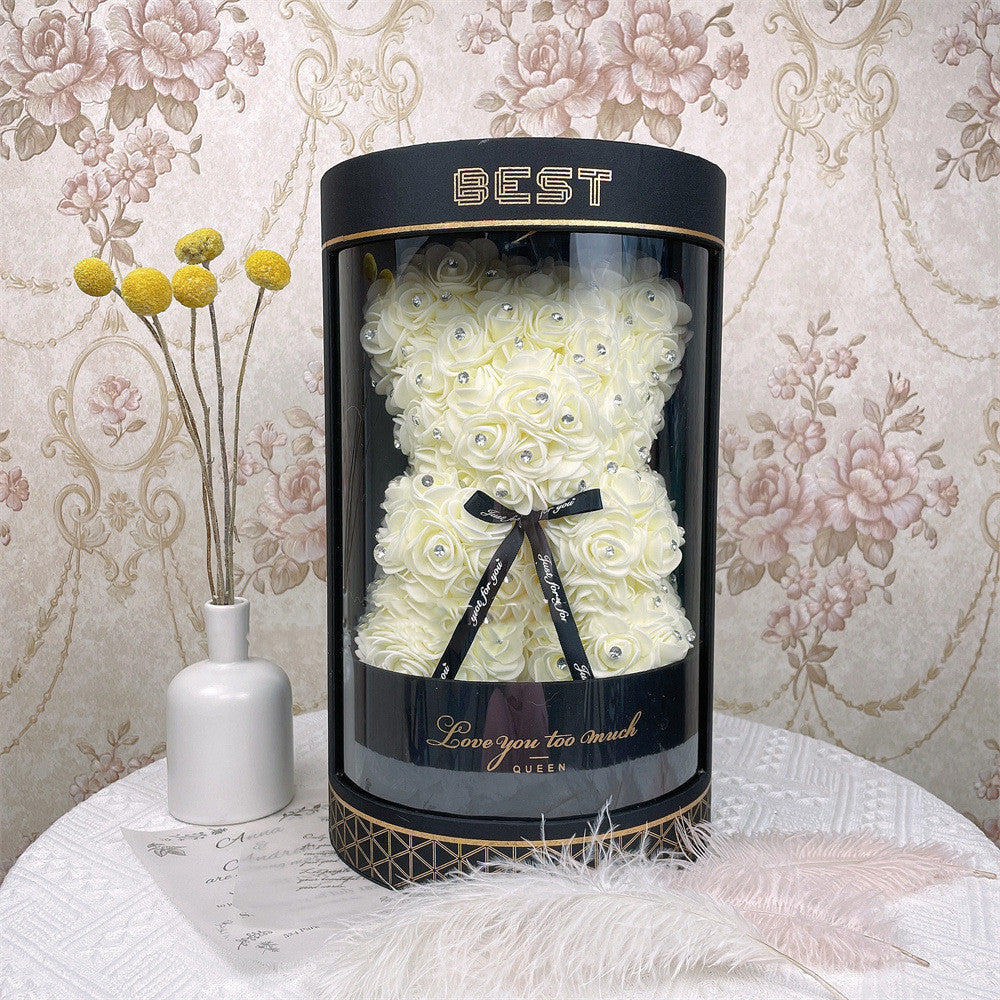 Flag Village Eternal Flower Gift Box For Girlfriend Proposal
