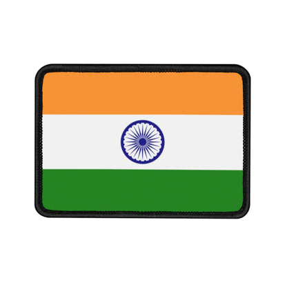 Flag Village India Flag Embroidery Iron-On Patches