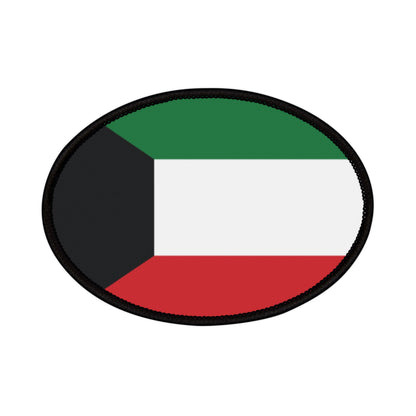 Flag Village Kuwait Flag Embroidery Iron-On Patches