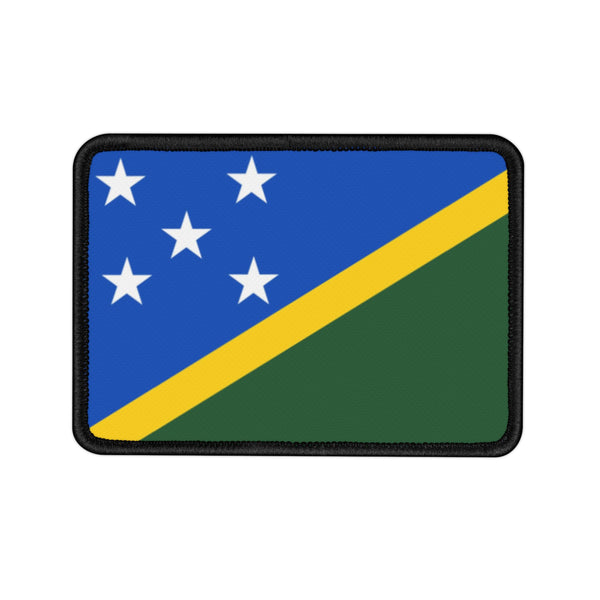 Flag Village Solomon Islands State Flag Embroidered Iron-On Patch