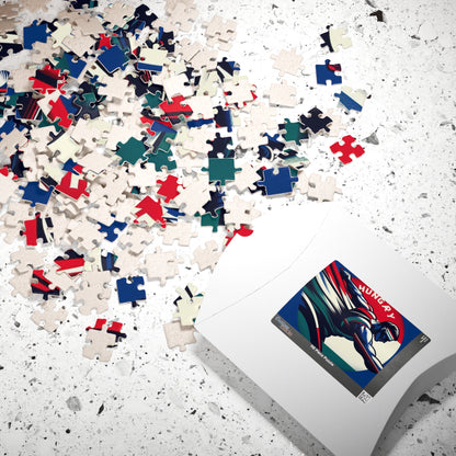 Flag Village Hungary Sporting Flag Puzzle (110, 252, 520, 1014-piece) HUN0002