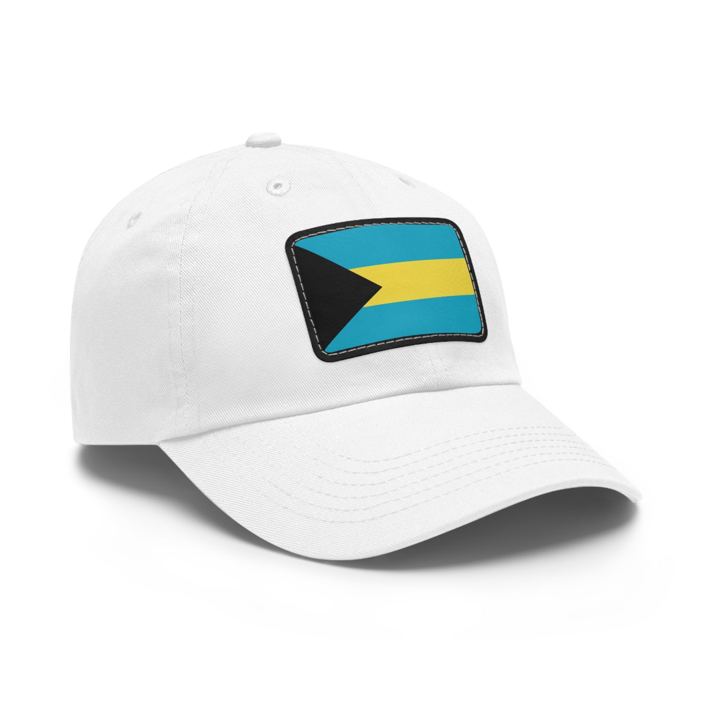Flag Village Bahamas Flag Hat Cap with Leather Patch