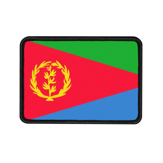 Flag Village Eritrea Flag Embroidery Iron-On Patches