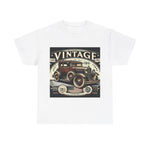 Flag Village USA Vintage Car Flag T-SHIRT Heavy Cotton Tee USA0014